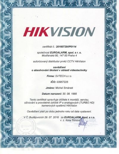 HIKVISION-Zertifizierung